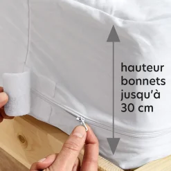 Becquet Housse rénove-matelas intégrale - RESPIRANT - ANTI-PUNAISES de lit< Protection Literie|Protections Literie