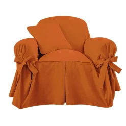 Becquet Housses à nouettes pour fauteuil ou canapé< Décoration Textile Unie|Housse De Canapé, Housse De Fauteuil