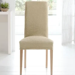 Becquet Housses de chaise bi-extensibles - Lot de 2< Décoration Textile Unie|Galette De Chaise, Housse De Chaise