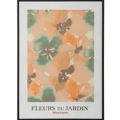 Becquet Illustration encadrée motif fleurs - CRÉATION< Décoration Murale|Décoration