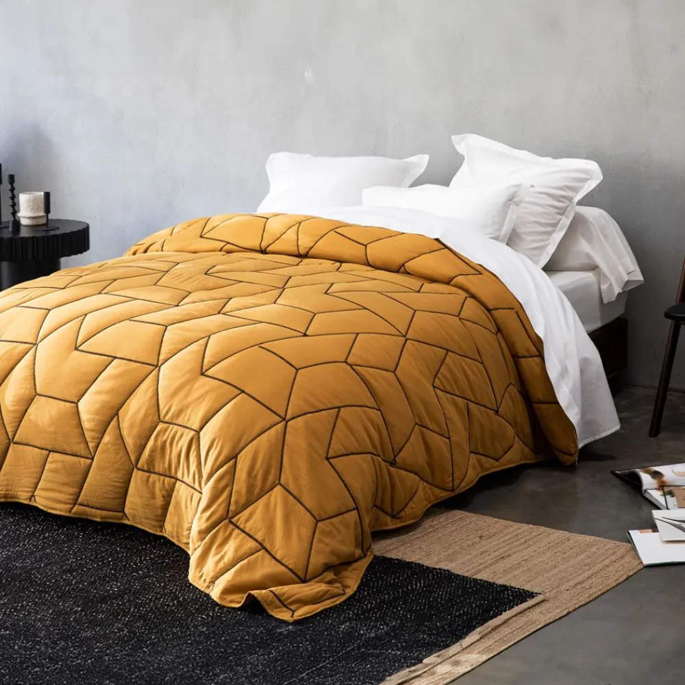 Becquet Jeté de lit brodé en microfibre<Enfant Linge De Lit Ado, Housse De Couette|Plaid