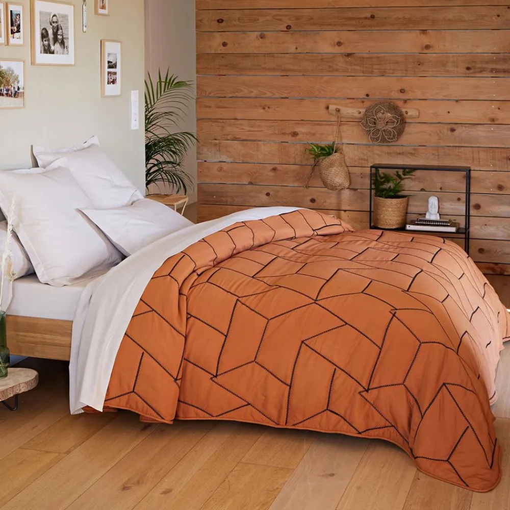 Becquet Jeté de lit brodé en microfibre<Enfant Linge De Lit Ado, Housse De Couette|Plaid
