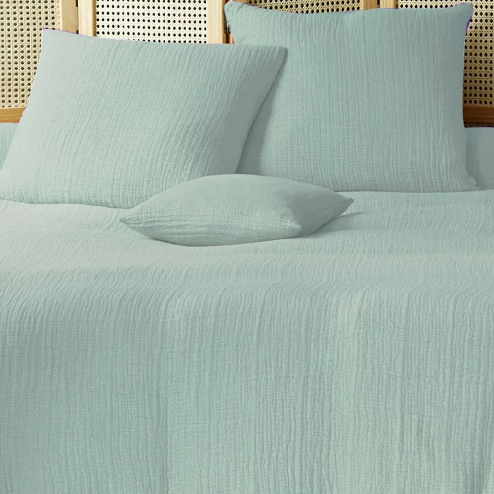 Becquet Jeté de lit en double gaze de coton - 280 g/m²< Les Matières|Plaid