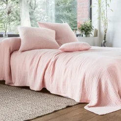 Becquet Jeté de lit en double gaze de coton - 280 g/m²< Les Matières|Plaid