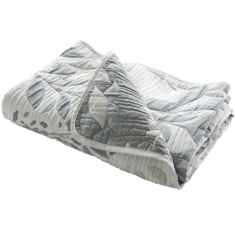 Becquet Jeté de lit jacquard motif liane< Boutis, Jeté De Lit, Couvre Lit