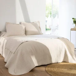 Becquet Jeté de lit motif chevrons - 420 g/m²< Les Matières|Boutis, Jeté De Lit, Couvre Lit