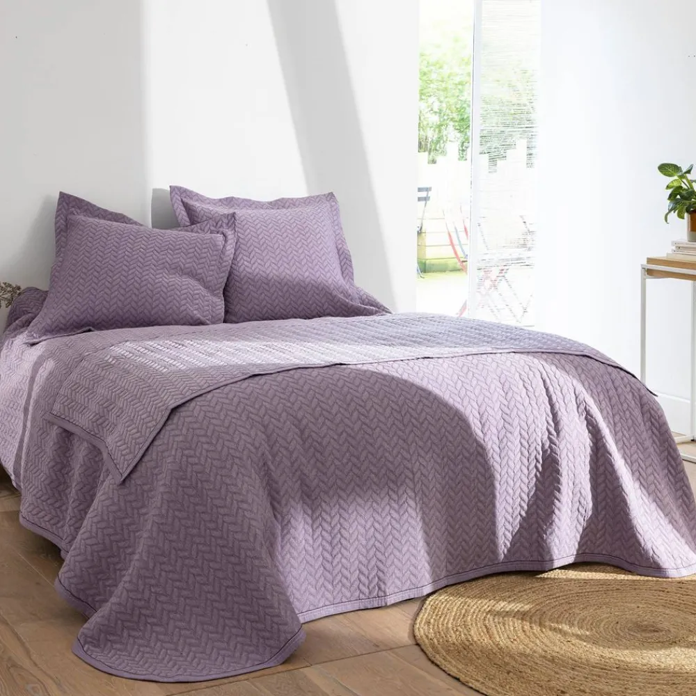 Becquet Jeté de lit motif chevrons - 420 g/m²< Les Matières|Boutis, Jeté De Lit, Couvre Lit