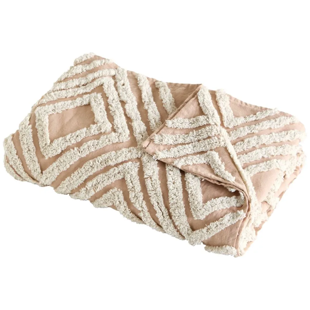 Becquet Jeté tufté - CRÉATION< Rideau Et Déco Textile|Jeté De Canapé, Jeté De Fauteuil