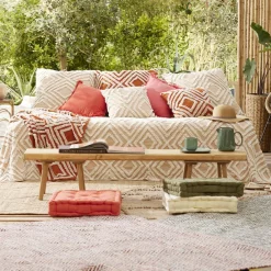Becquet Jeté tufté - CRÉATION< Rideau Et Déco Textile|Jeté De Canapé, Jeté De Fauteuil