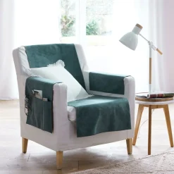 Becquet Jeté universel en velours ras - CRÉATION< Rideau Et Déco Textile|Jeté De Canapé, Jeté De Fauteuil