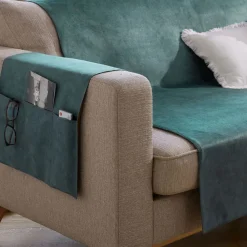 Becquet Jeté universel en velours ras - CRÉATION< Rideau Et Déco Textile|Jeté De Canapé, Jeté De Fauteuil