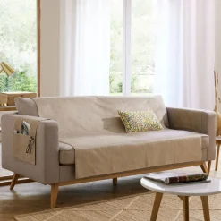 Becquet Jeté universel en velours ras - CRÉATION< Rideau Et Déco Textile|Jeté De Canapé, Jeté De Fauteuil