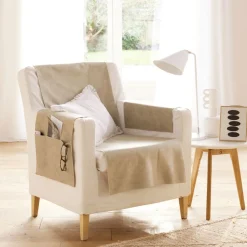 Becquet Jeté universel en velours ras - CRÉATION< Rideau Et Déco Textile|Jeté De Canapé, Jeté De Fauteuil