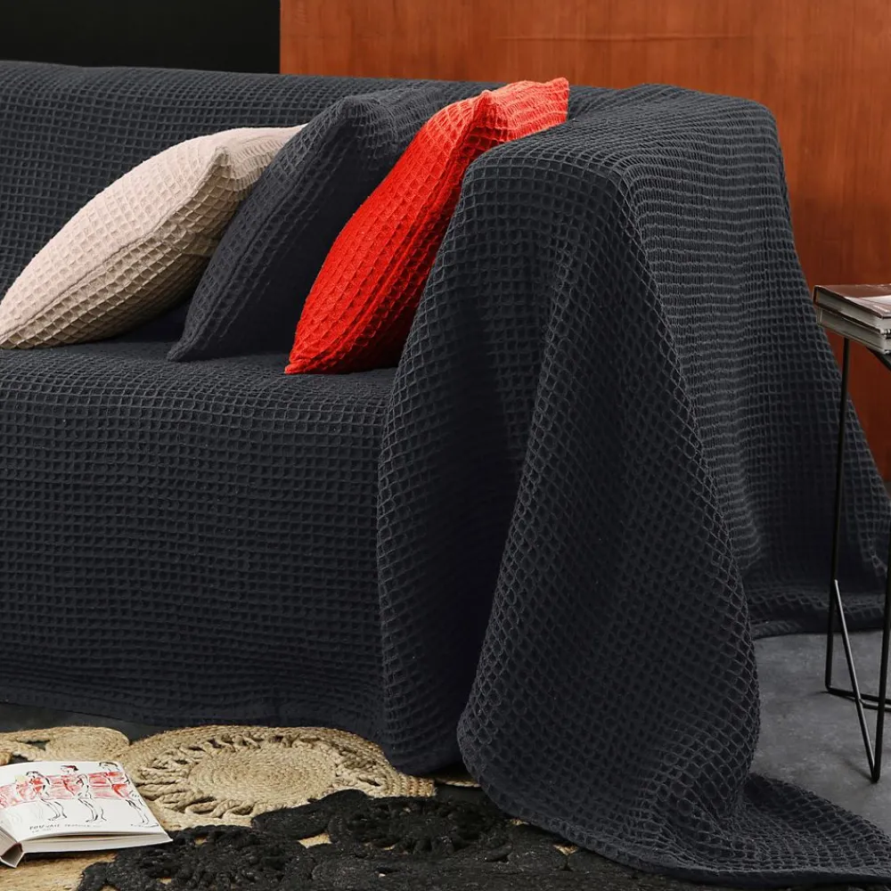 Becquet Jetés nid-d'abeilles< Rideau Et Déco Textile|Jeté De Canapé, Jeté De Fauteuil