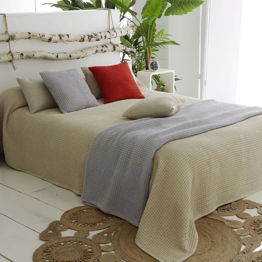 Becquet Jetés nid-d'abeilles< Rideau Et Déco Textile|Jeté De Canapé, Jeté De Fauteuil