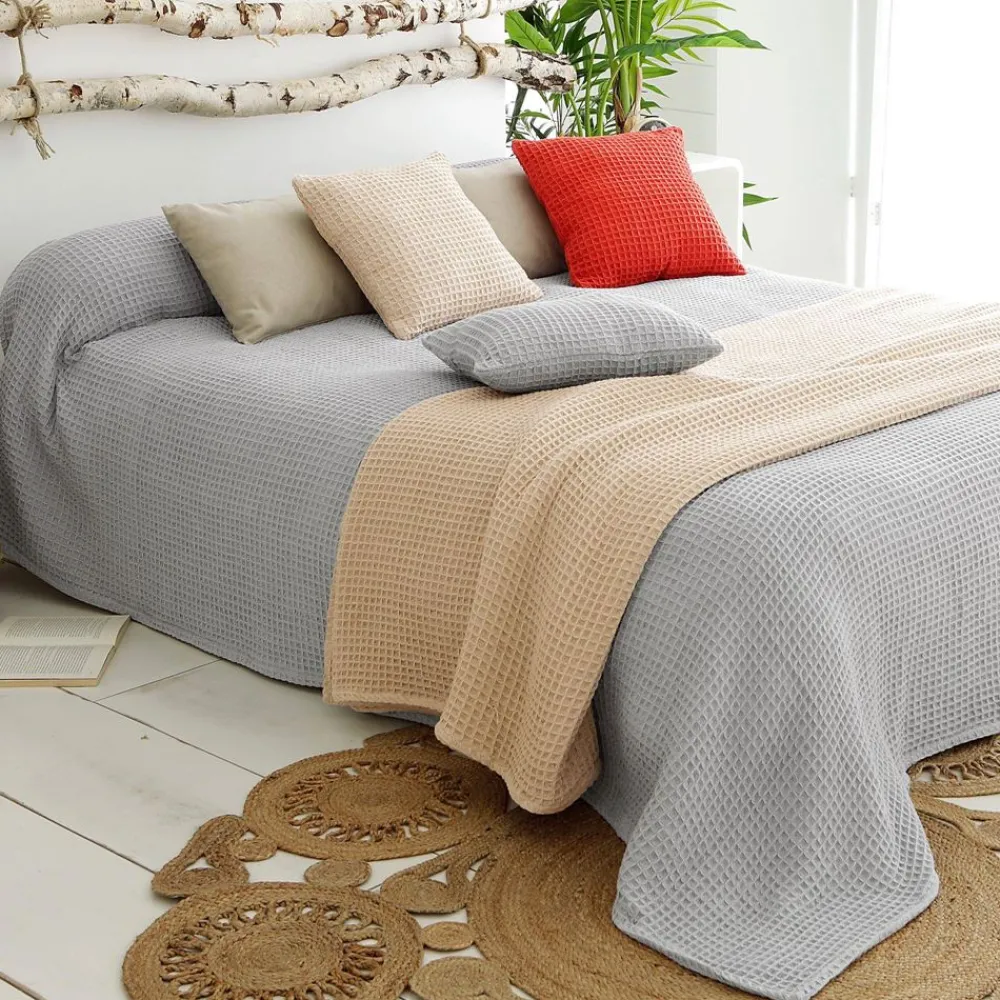Becquet Jetés nid-d'abeilles< Rideau Et Déco Textile|Jeté De Canapé, Jeté De Fauteuil