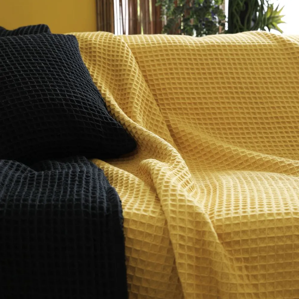 Becquet Jetés nid-d'abeilles< Rideau Et Déco Textile|Jeté De Canapé, Jeté De Fauteuil