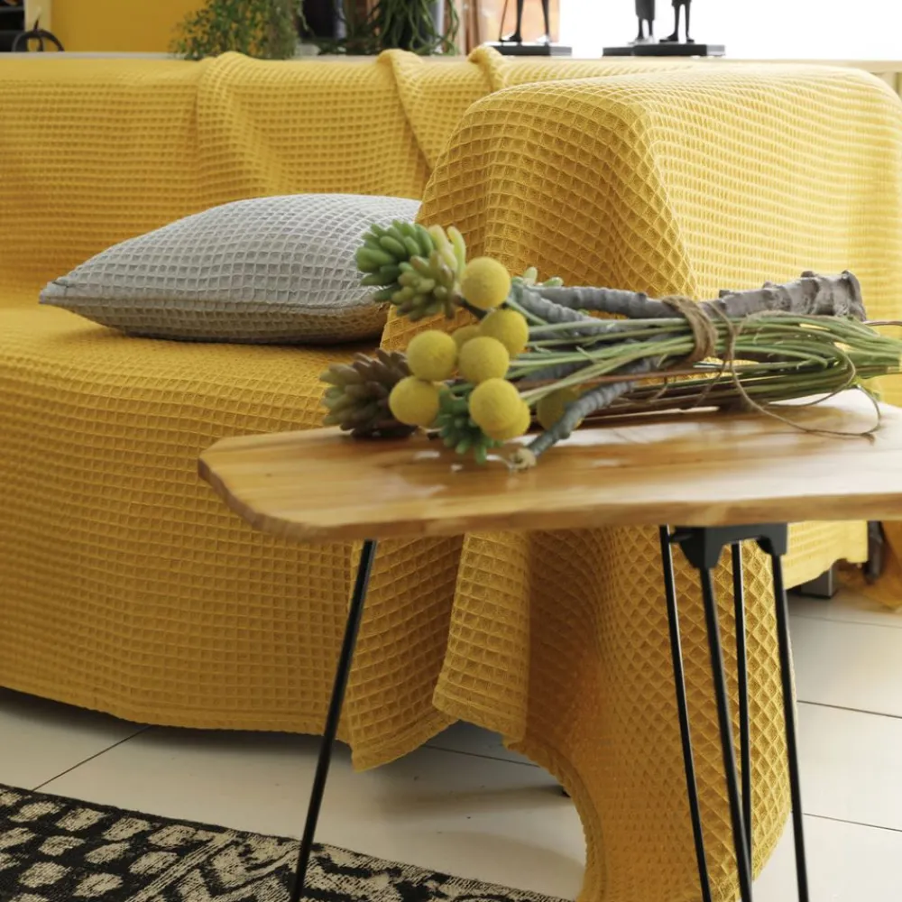 Becquet Jetés nid-d'abeilles< Rideau Et Déco Textile|Jeté De Canapé, Jeté De Fauteuil