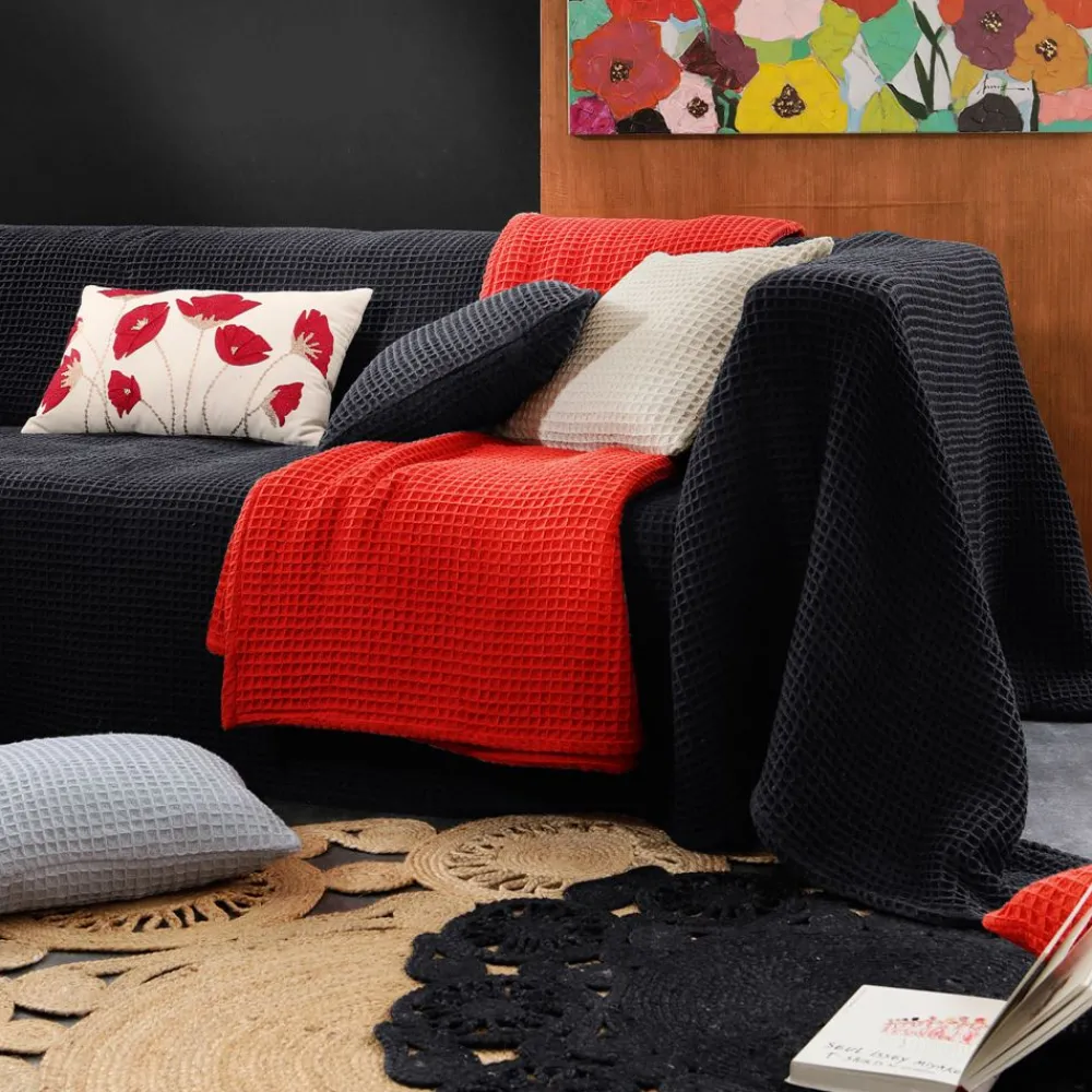 Becquet Jetés nid-d'abeilles< Rideau Et Déco Textile|Jeté De Canapé, Jeté De Fauteuil