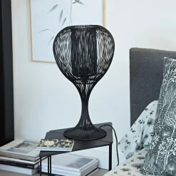 Becquet Lampe à poser en métal filaire< Luminaire|Décoration