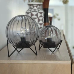Becquet Lampe boule support métal< Luminaire|Décoration