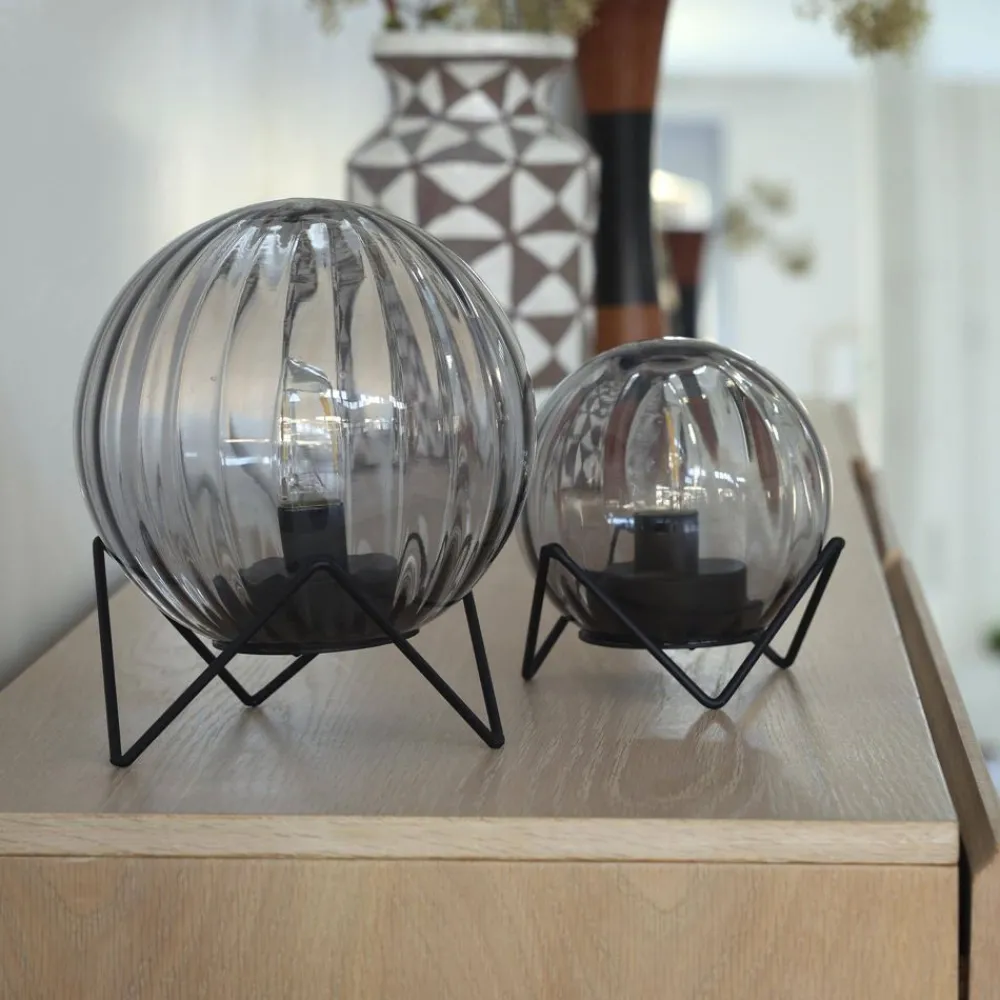 Becquet Lampe boule support métal< Luminaire|Décoration