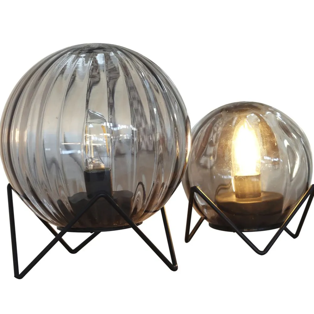 Becquet Lampe boule support métal< Luminaire|Décoration