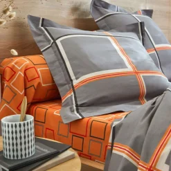 Becquet Linge de lit à carreaux - CRÉATION<Enfant Linge De Lit Ado, Housse De Couette|Les Matières