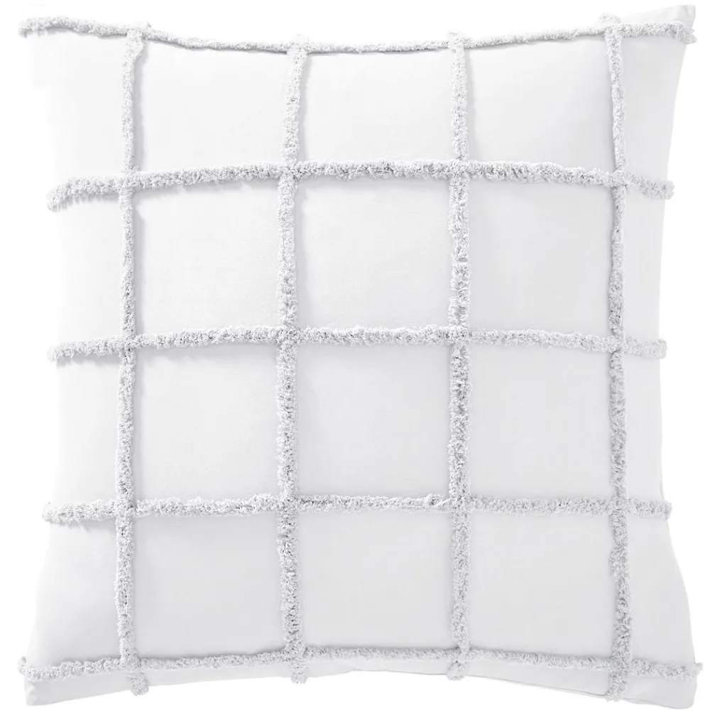 Becquet Linge de lit à carreaux tuftés - CRÉATION< Housse De Couette