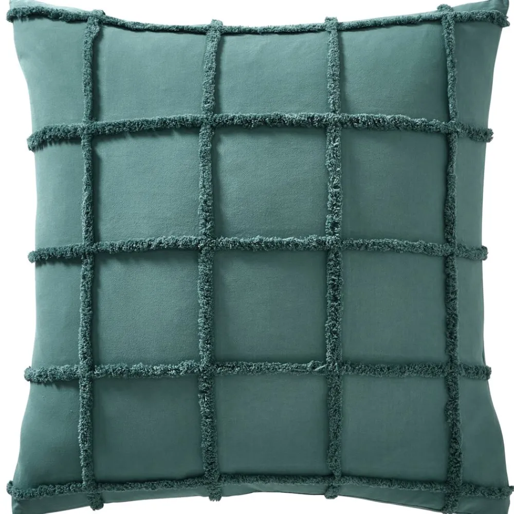 Becquet Linge de lit à carreaux tuftés - CRÉATION< Housse De Couette