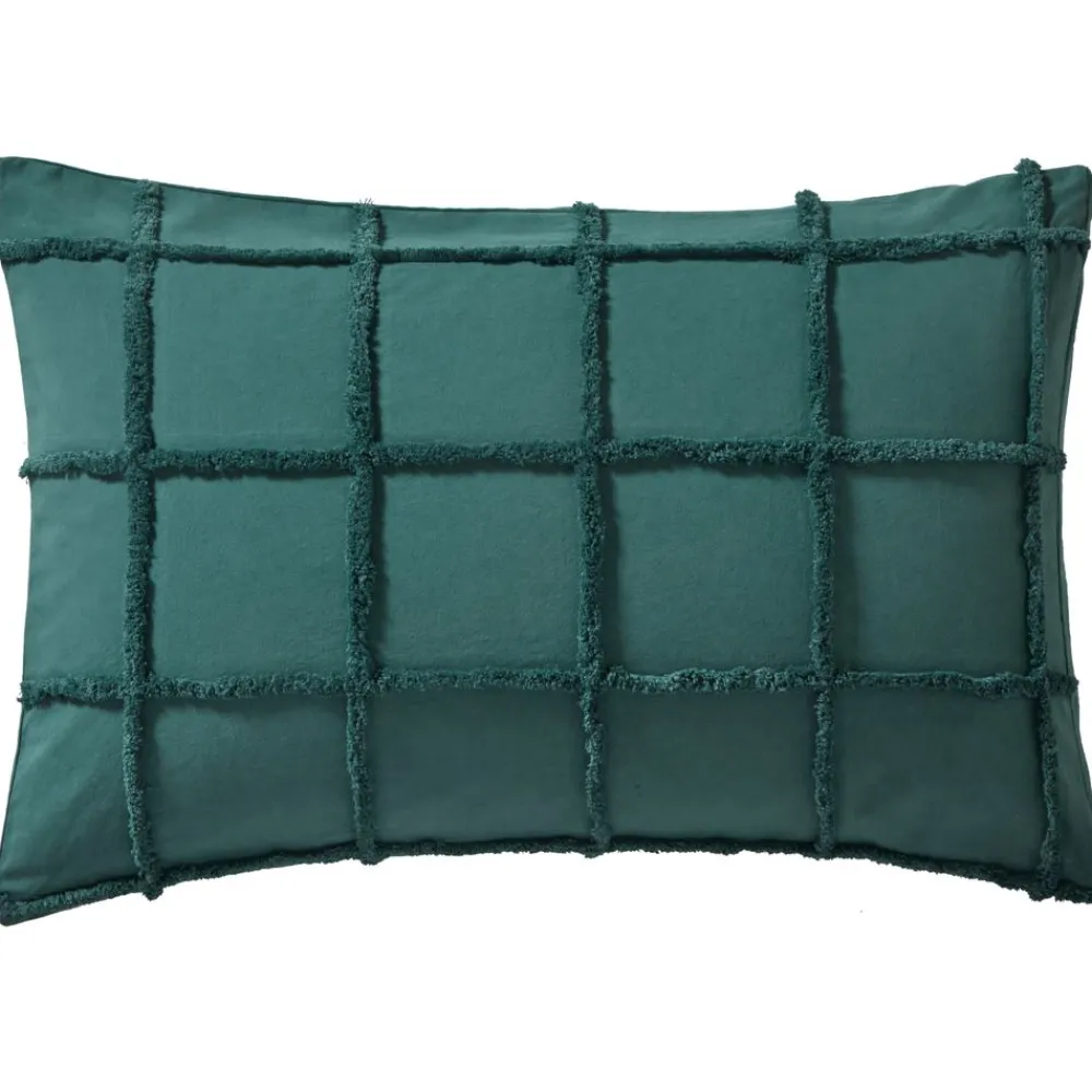 Becquet Linge de lit à carreaux tuftés - CRÉATION< Housse De Couette|Linge De Lit Fantaisie, Linge De Lit Brodé
