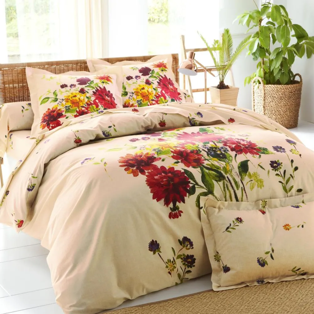 Becquet Linge de lit à fleurs< Housse De Couette