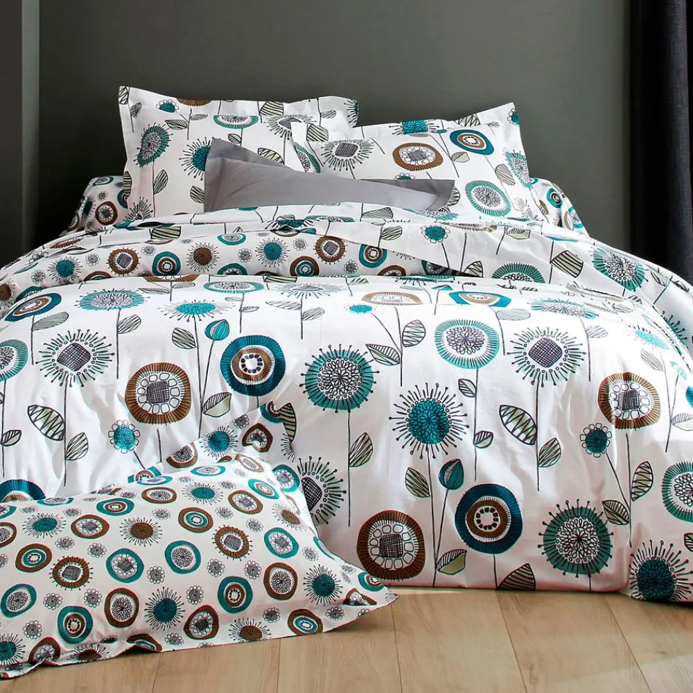 Becquet Linge de lit à fleurs - CRÉATION< Les Matières|Housse De Couette