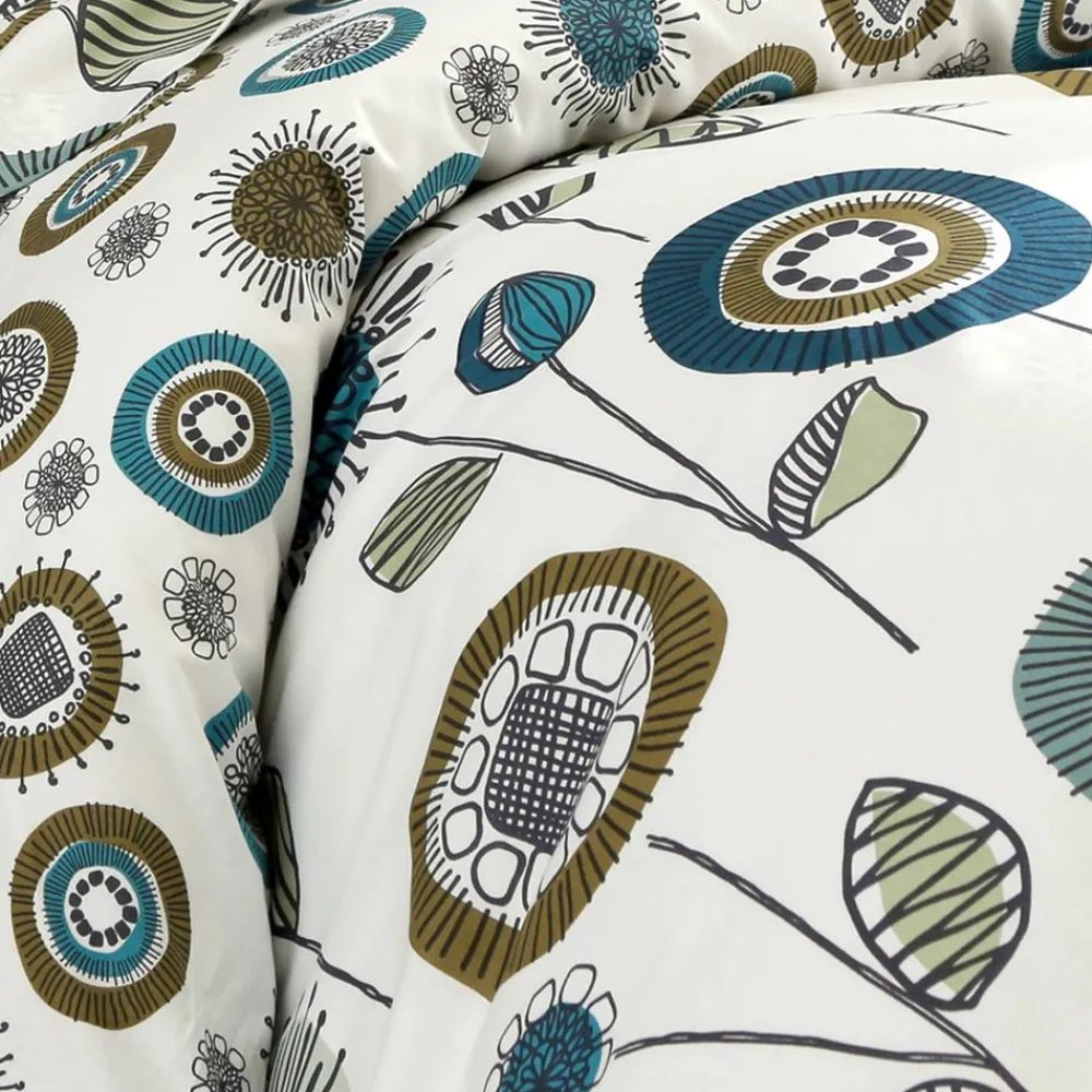 Becquet Linge de lit à fleurs - CRÉATION< Les Matières|Housse De Couette