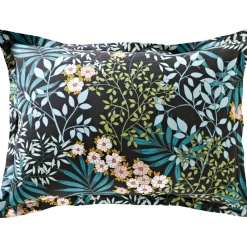 Becquet Linge de lit à fleurs colorées - CRÉATION< Les Matières