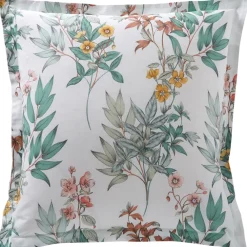 Becquet Linge de lit à fleurs et feuillages - CRÉATION< Housse De Couette|Linge De Lit Fantaisie, Linge De Lit Brodé