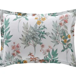 Becquet Linge de lit à fleurs et feuillages - CRÉATION< Housse De Couette|Linge De Lit Fantaisie, Linge De Lit Brodé
