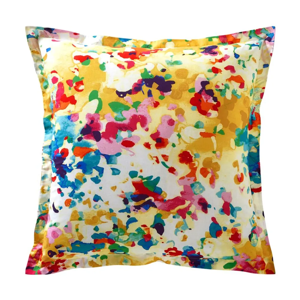 Becquet Linge de lit à fleurs et multicolore - CRÉATION< Housse De Couette|Linge De Lit Fantaisie, Linge De Lit Brodé