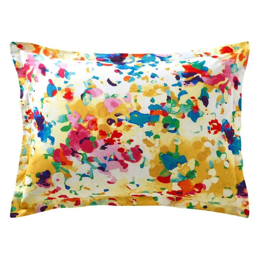 Becquet Linge de lit à fleurs et multicolore - CRÉATION< Housse De Couette|Linge De Lit Fantaisie, Linge De Lit Brodé
