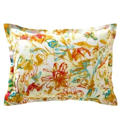 Becquet Linge de lit à fleurs et multicolore - CRÉATION< Housse De Couette|Linge De Lit Fantaisie, Linge De Lit Brodé