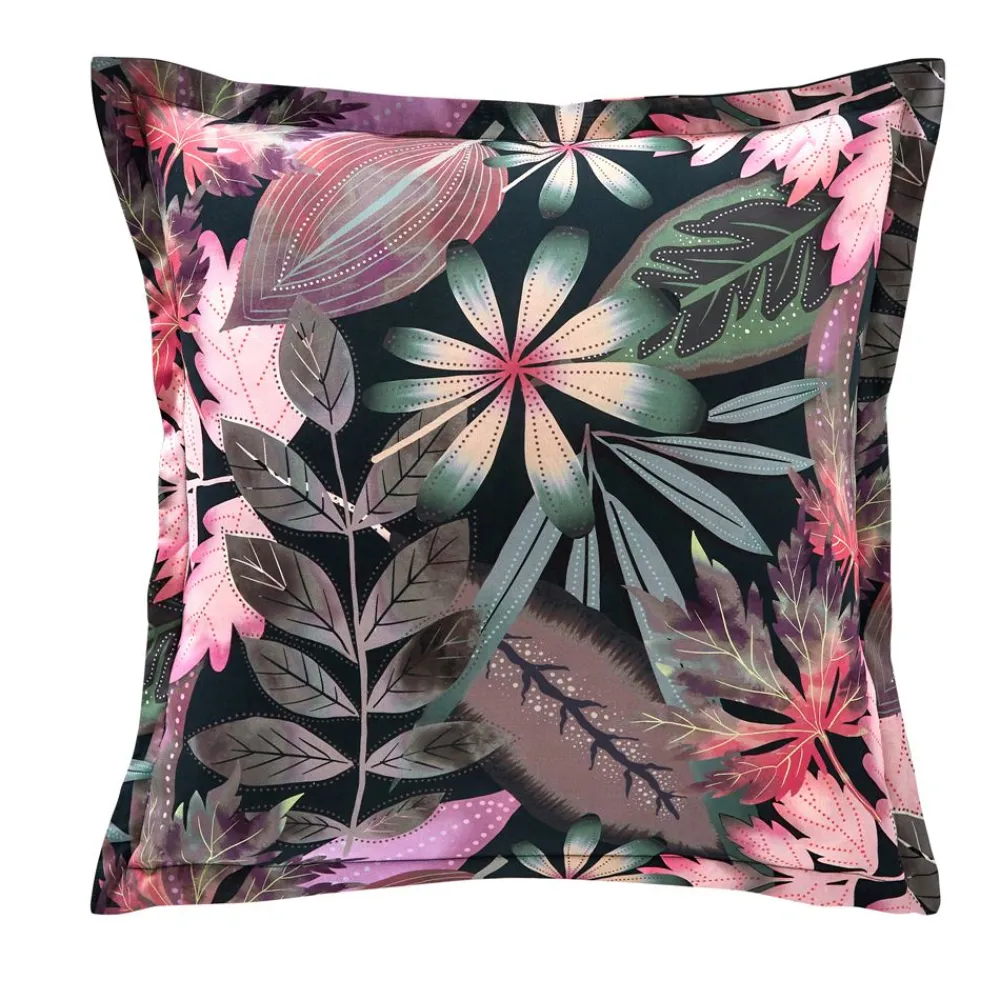 Becquet Linge de lit à grandes fleurs - CRÉATION< Les Matières|Housse De Couette