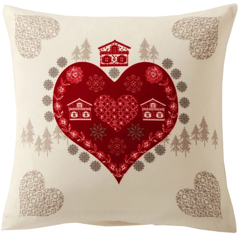 Becquet Linge de lit à motifs cœurs< Les Matières|Housse De Couette