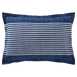 Becquet Linge de lit à rayures bleues et blanches - CRÉATION<Enfant Linge De Lit Ado, Housse De Couette|Les Matières