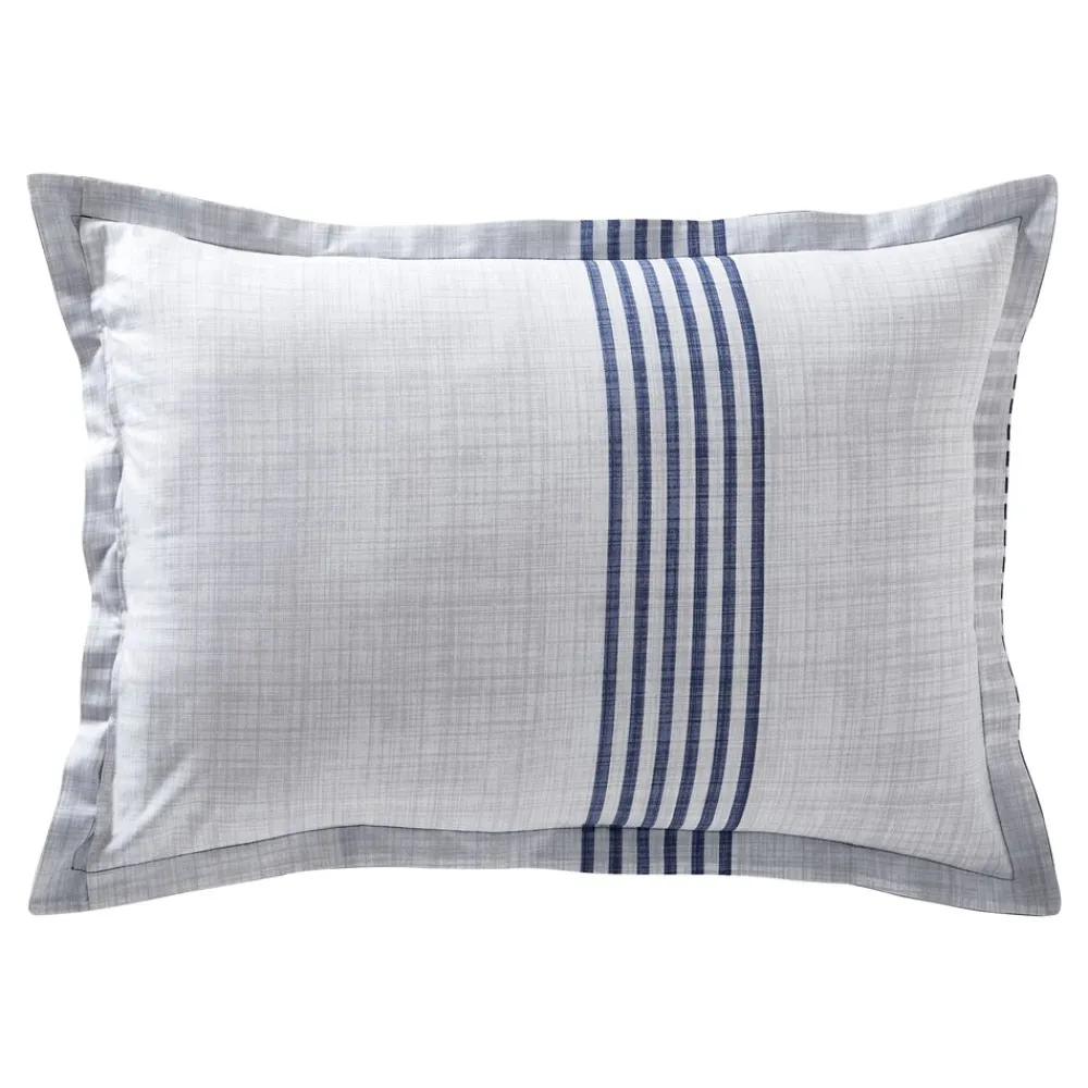 Becquet Linge de lit à rayures bleues et blanches - CRÉATION<Enfant Linge De Lit Ado, Housse De Couette|Les Matières