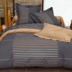 Becquet Linge de lit à rayures placées - CRÉATION<Enfant Linge De Lit Ado, Housse De Couette|Les Matières