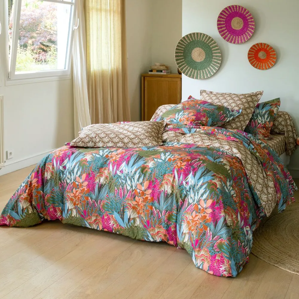 Becquet Linge de lit couleurs d'automne - CRÉATION< Housse De Couette|Linge De Lit Fantaisie, Linge De Lit Brodé