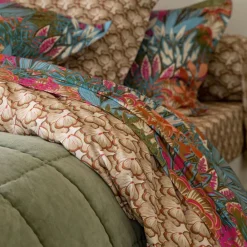 Becquet Linge de lit couleurs d'automne - CRÉATION< Housse De Couette|Linge De Lit Fantaisie, Linge De Lit Brodé