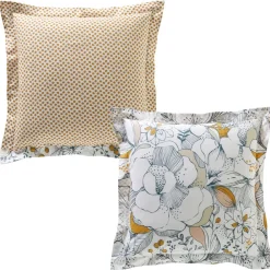 Becquet Linge de lit dessins de fleurs - CRÉATION< Les Matières|Housse De Couette