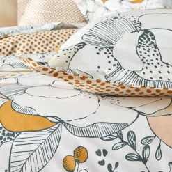 Becquet Linge de lit dessins de fleurs - CRÉATION< Les Matières|Housse De Couette