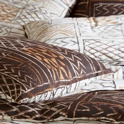Becquet Linge de lit double face motif africain - CRÉATION< Housse De Couette|Linge De Lit Fantaisie, Linge De Lit Brodé